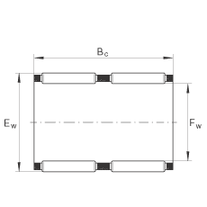 滾針及保持架組件 K42X47X30-ZW, 根據(jù) DIN 5405-1/ ISO 3030 標(biāo)準(zhǔn)，雙列
